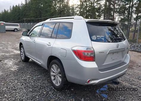 2008 Toyota Highlander Hybrid Limited z USA, uszkodzony, nr VIN JTEEW44A582023607